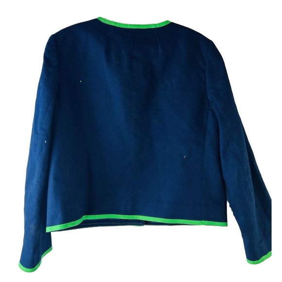 J. Crew Tipped Lady Jacket in Basketweave AV844 - Picture 4 of 8